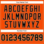 Personalized Orange Black-Cream Authentic Sleeveless Baseball Jersey Team Custom Name and Number
