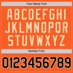 Personalized Orange Black-Cream Authentic Throwback Baseball Jersey Team Custom Name and Number