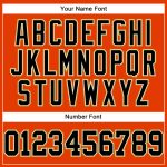 Personalized Orange Black Cream-Old Gold Authentic Baseball Jersey