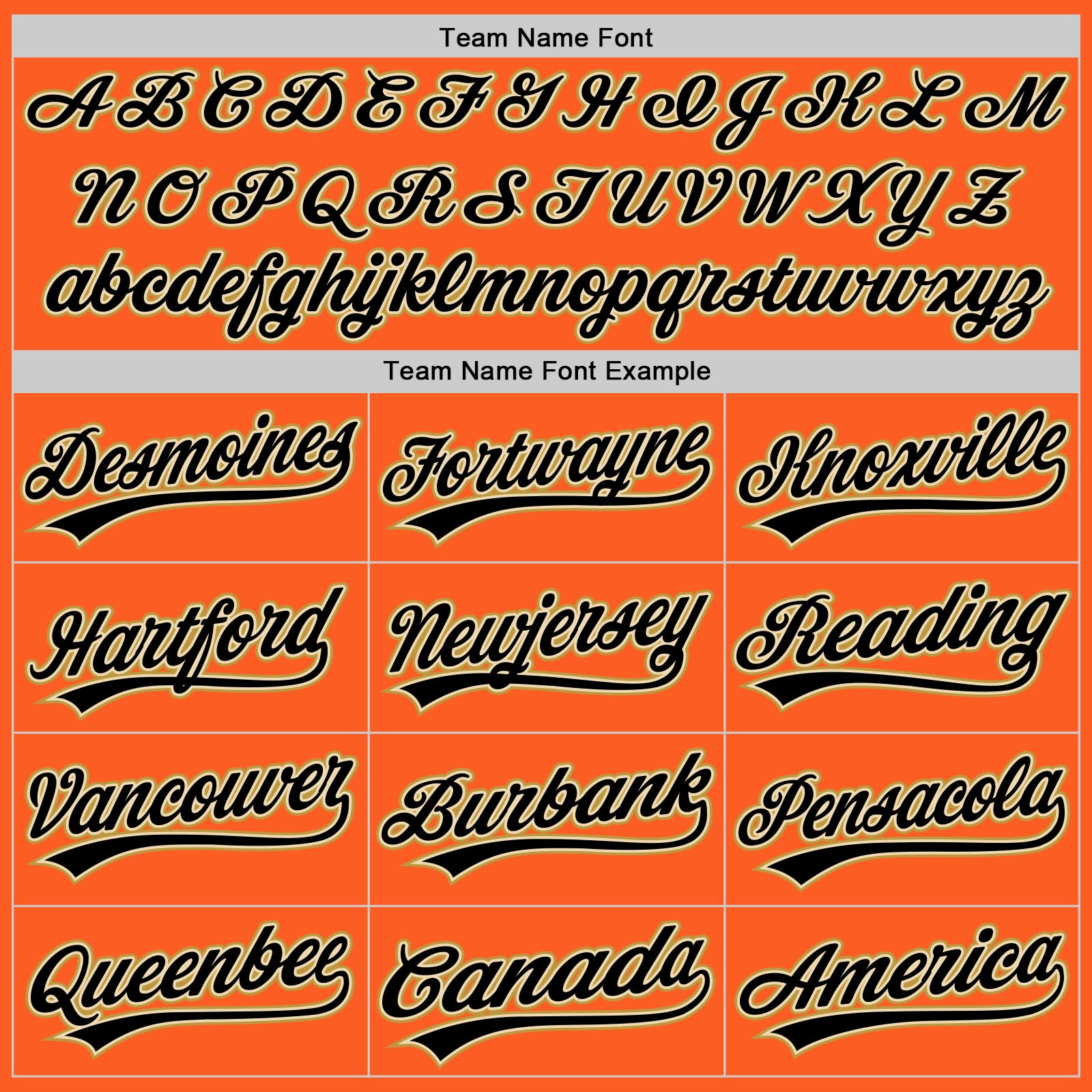 Personalized Orange Black Cream-Old Gold Authentic Throwback Baseball Jersey Team Custom Name and Number Personalized Orange Black Cream-Old Gold Authentic Throwback Baseball Jersey Team Custom Name and Number - Image 4