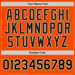 Personalized Orange Black Cream-Old Gold Authentic Throwback Basketball Jersey Team Custom Name and Number