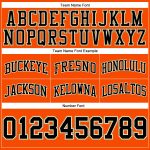 Personalized Orange Black Cream-Old Gold Authentic Throwback Basketball Shorts Team Custom Name and Number