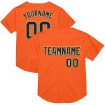 Personalized Orange Black Cream-Old Gold Mesh Authentic Throwback Baseball Jersey