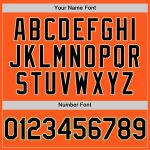 Personalized Orange Black Cream-Old Gold Mesh Authentic Throwback Baseball Jersey Team Custom Name and Number