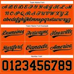 Personalized Orange Black-Old Gold Authentic Basketball Shorts Team Custom Name and Number