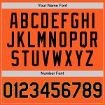 Personalized Orange Black-Old Gold Authentic Throwback Baseball Jersey Team Custom Name and Number