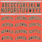 Personalized Orange Black-Old Gold Authentic Throwback Basketball Jersey Team Custom Name and Number