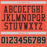 Personalized Orange Black-Old Gold Authentic Throwback Basketball Jersey Team Custom Name and Number