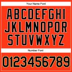 Personalized Orange Black-Old Gold Authentic Throwback Rib-Knit Baseball Jersey Shirt Team Custom Name and Number