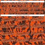 Personalized Orange Black-White 3D Pattern Design Abstract Fluid Authentic Baseball Jersey Team Custom Name and Number