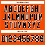 Personalized Orange Black-White Authentic Sleeveless Baseball Jersey Team Custom Name and Number