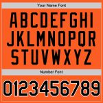 Personalized Orange Black-White Authentic Throwback Baseball Jersey Team Custom Name and Number