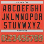 Personalized Orange Camo-Old Gold Authentic Throwback Basketball Jersey Team Custom Name and Number