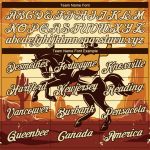 Personalized Orange City Cream-Brown 3D Pattern Design Cowboy Rodeo Performance T-Shirt Team Custom Name and Number