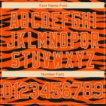 Personalized Orange Cream 3D Pattern Design Tiger Print Authentic Basketball Jersey Team Custom Name and Number