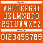 Personalized Orange Cream-Olive Mesh Authentic Football Jersey Team Custom Name and Number