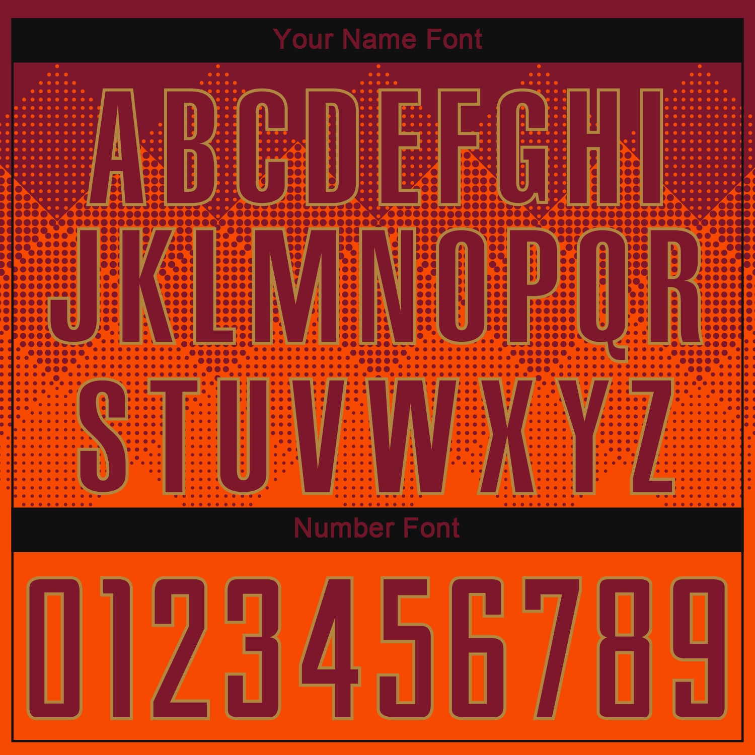 Personalized Orange Crimson-Old Gold Sublimation Soccer Uniform Jersey Team Custom Name and Number Personalized Orange Crimson-Old Gold Sublimation Soccer Uniform Jersey Team Custom Name and Number - Image 5
