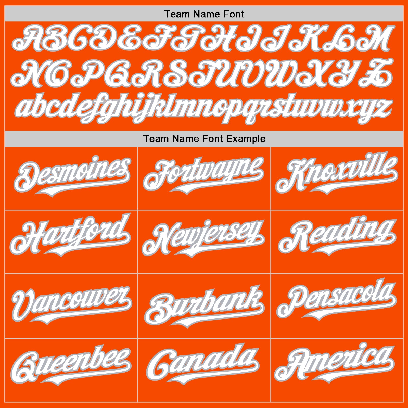 Personalized Orange Gray Pinstripe White Two-Button Unisex Softball Jersey Team Custom Name and Number Personalized Orange Gray Pinstripe White Two-Button Unisex Softball Jersey Team Custom Name and Number - Image 4