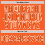 Personalized Orange Gray-White Authentic Throwback Baseball Jersey Team Custom Name and Number