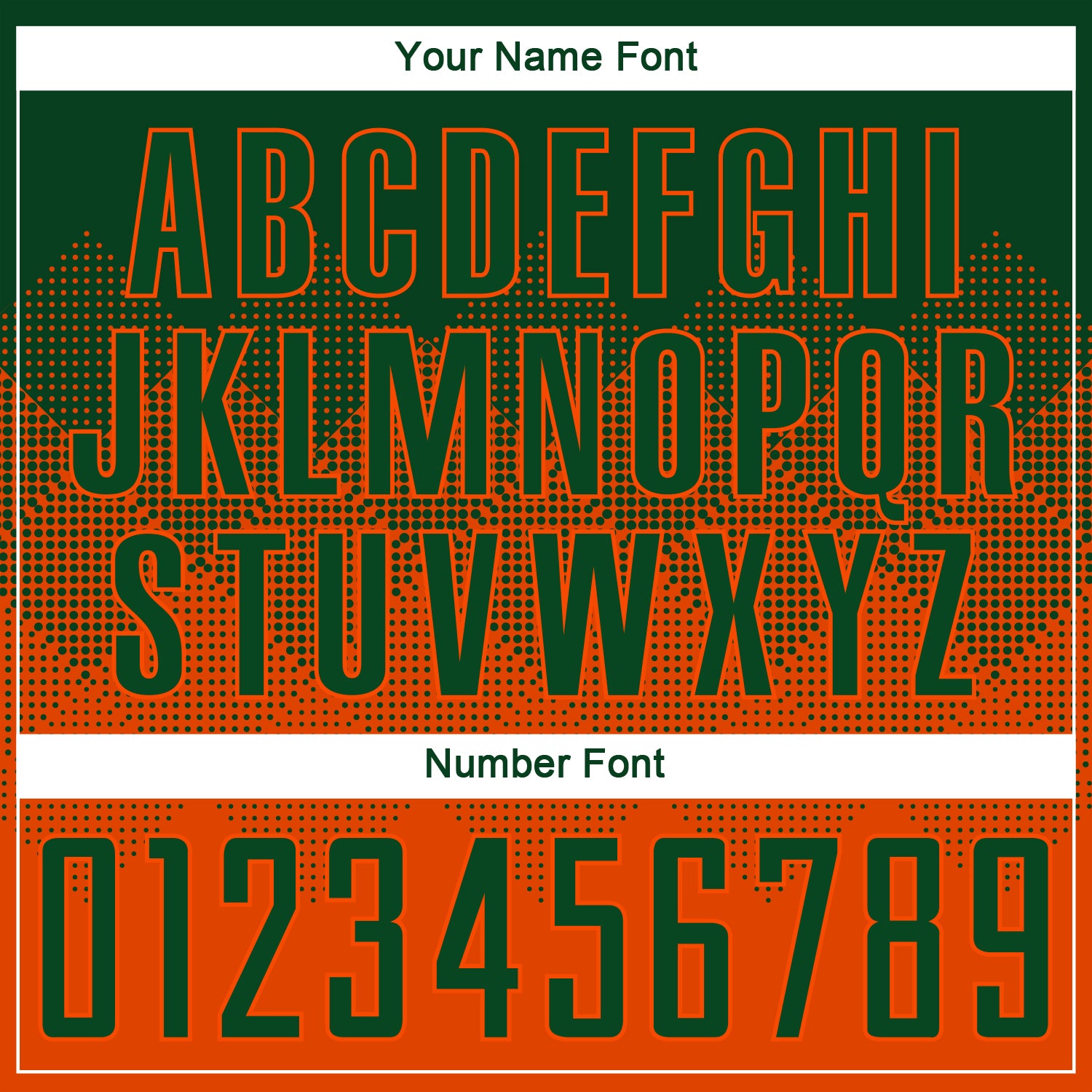 Personalized Orange Green Sublimation Soccer Uniform Jersey Team Custom Name and Number Personalized Orange Green Sublimation Soccer Uniform Jersey Team Custom Name and Number - Image 5