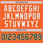 Personalized Orange Green-White Authentic Throwback Baseball Jersey Team Custom Name and Number