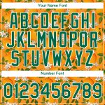 Personalized Orange Kelly Green-White 3D Pattern Design Orange Citrus Fruit Performance T-Shirt Team Custom Name and Number