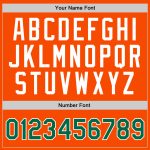 Personalized Orange Kelly Green-White Authentic Throwback Basketball Jersey