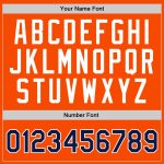 Personalized Orange Navy Gold-White Authentic Throwback Basketball Jersey Team Custom Name and Number
