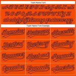 Personalized Orange Navy Performance Vapor Golf Polo Shirt Team Custom Name and Number