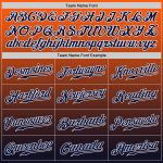 Personalized Orange Navy-White Authentic Fade Fashion Baseball Jersey Team Custom Name and Number