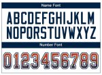 Personalized Orange Navy-White Mesh Drift Fashion Football Jersey