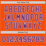 Personalized Orange Purple-White Authentic Two Tone Baseball Jersey Team Custom Name and Number