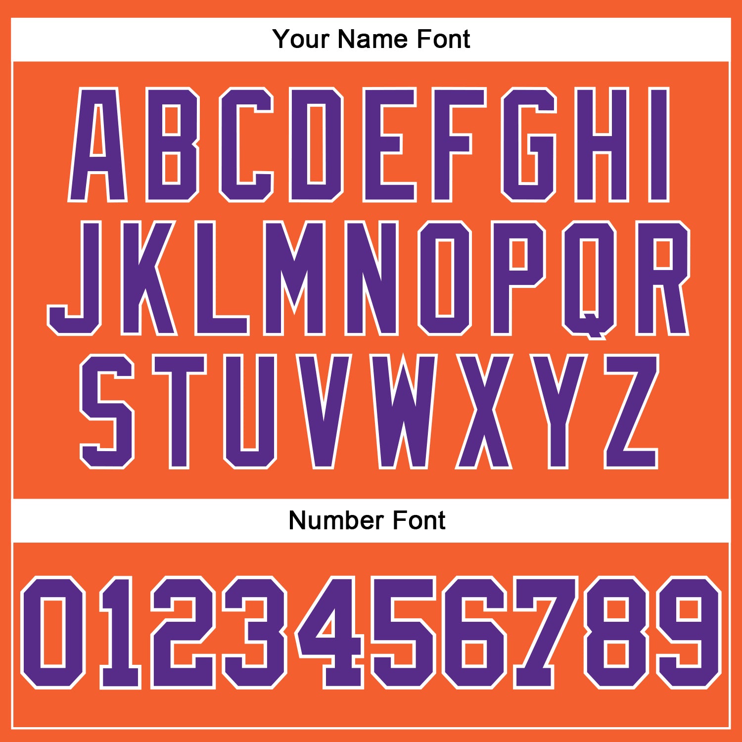 Personalized Orange Purple-White Long Sleeve Performance T-Shirt Team Custom Name and Number Personalized Orange Purple-White Long Sleeve Performance T-Shirt Team Custom Name and Number - Image 5