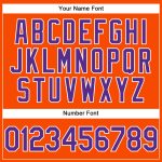 Personalized Orange Purple-White Performance Vapor Golf Polo Shirt Team Custom Name and Number