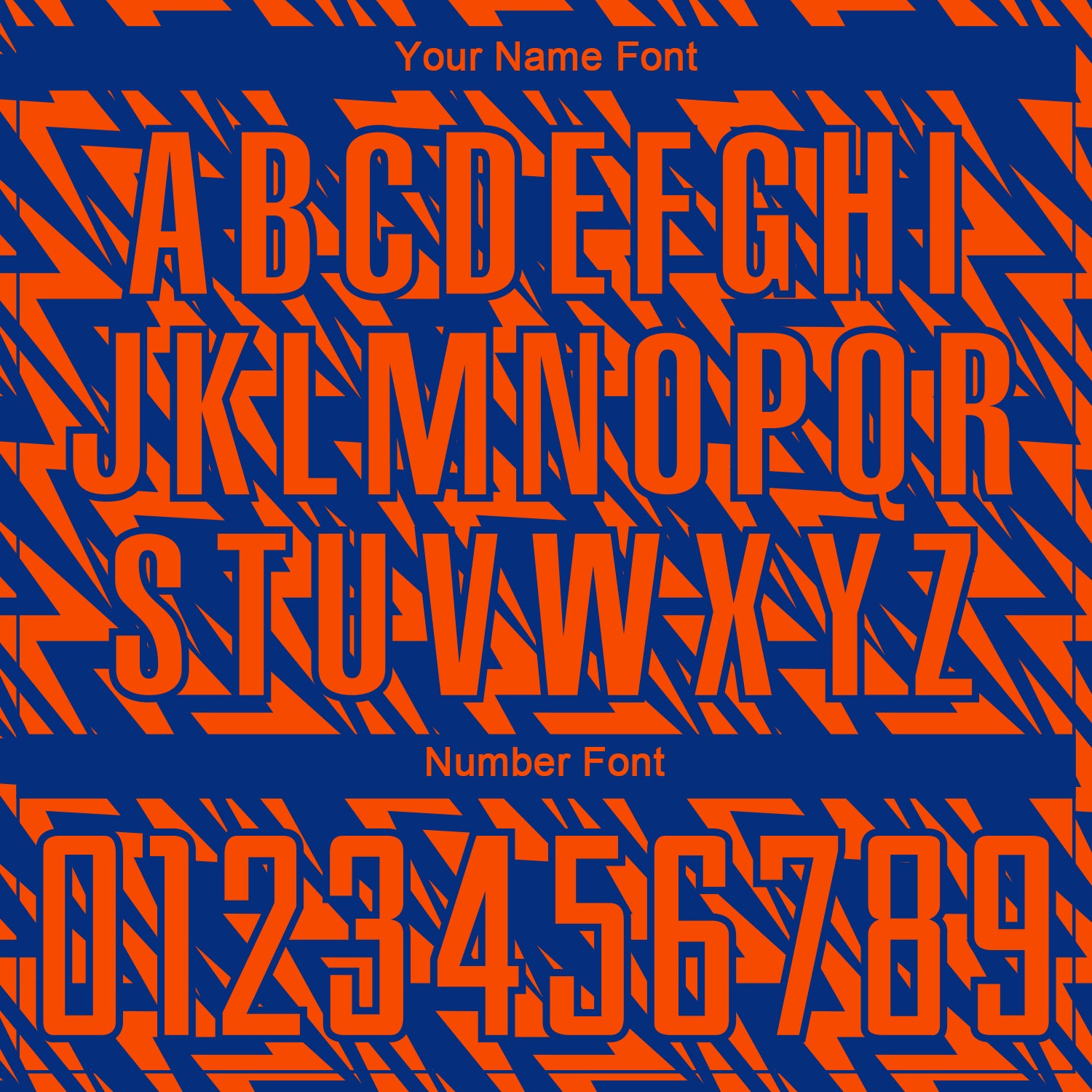 Personalized Orange Royal Lightning Sublimation Soccer Uniform Jersey Team Custom Name and Number Personalized Orange Royal Lightning Sublimation Soccer Uniform Jersey Team Custom Name and Number - Image 6