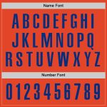 Personalized Orange Royal Performance Golf Polo Shirt Team Custom Name and Number