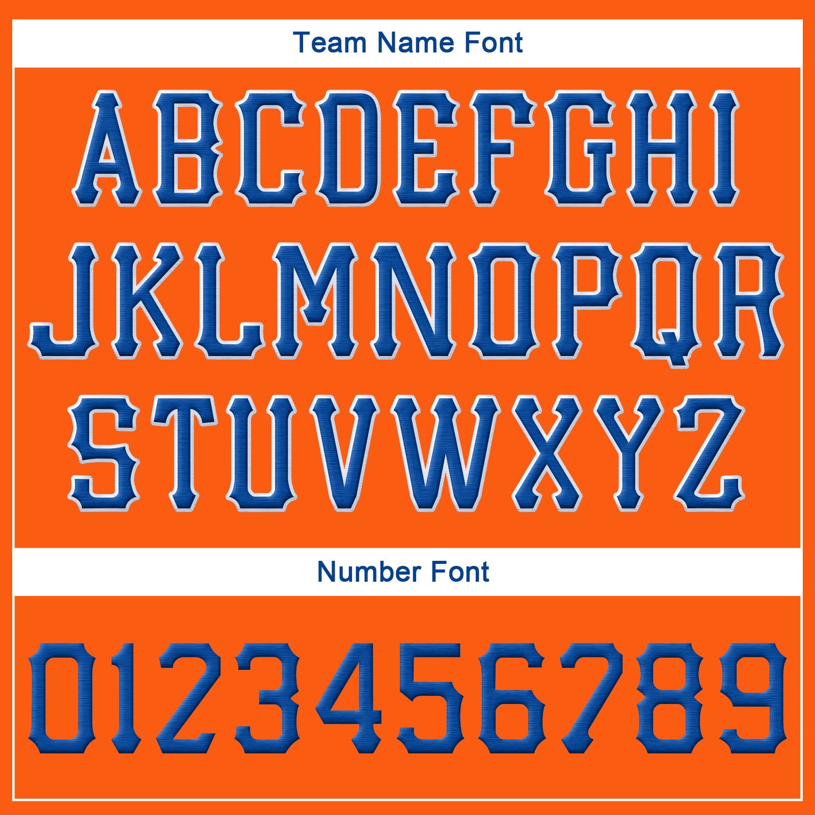 Personalized Orange Royal-White Stitched Adjustable Snapback Hat Team Custom Name and Number Personalized Orange Royal-White Stitched Adjustable Snapback Hat Team Custom Name and Number - Image 4
