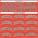 Personalized Orange Steel Gray-Black Authentic Throwback Basketball Jersey Team Custom Name and Number