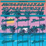 Personalized Orange Teal-Black 3D Pattern Sun Beach Hawaii Palm Trees Authentic Basketball Jersey Team Custom Name and Number