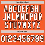 Personalized Orange White-Black Authentic Sleeveless Baseball Jersey