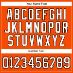 Personalized Orange White-Black Authentic Sleeveless Baseball Jersey Team Custom Name and Number