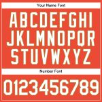 Personalized Orange White-Black Authentic Split Fashion Basketball Jersey Team Custom Name and Number