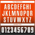 Personalized Orange White-Black Sublimation Long Sleeve Fade Fashion Soccer Uniform Jersey Team Custom Name and Number