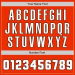 Personalized Orange White-Brown Authentic Baseball Jersey Team Custom Name and Number