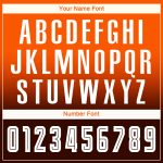 Personalized Orange White-Brown Sublimation Long Sleeve Fade Fashion Soccer Uniform Jersey Team Custom Name and Number