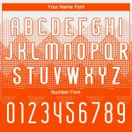 Personalized Orange White Geometric Shape Sublimation Volleyball Uniform Jersey Team Custom Name and Number