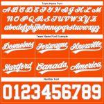 Personalized Orange White-Gray Authentic Basketball Shorts Team Custom Name and Number