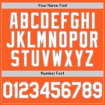 Personalized Orange White-Gray Authentic Throwback Baseball Jersey Team Custom Name and Number