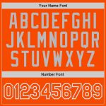Personalized Orange White-Gray Authentic Throwback Basketball Jersey Team Custom Name and Number