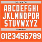 Personalized Orange White-Gray Mesh Authentic Throwback Baseball Jersey